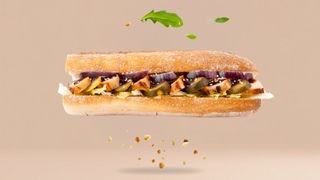 Bagietka z kurczakiem teriyaki