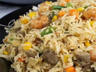 Coconut Rice With Beef
