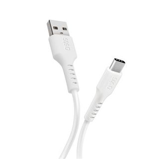 Cable De Datos Y Carga Sbs Micro Usb-A A Usb-C De 1M Blanco - 8018417457654