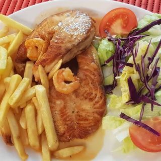 Salmón A La Plancha