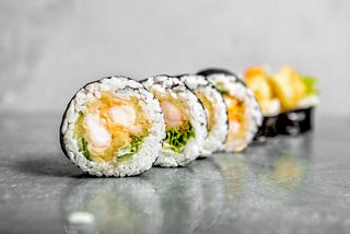 Futomaki krewetka w tempurze 6 szt.