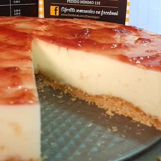 Tarta de queso (porción)