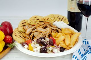 Piatto gyros di pollo