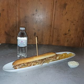 Combo de panceta, cebolla y roquefort