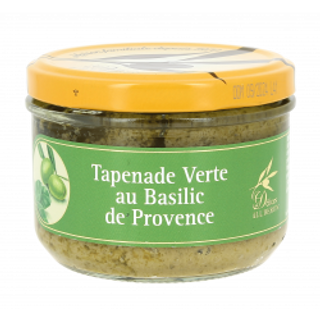 Tapenade cu masline verzi de tara si busuioc 210 gr