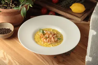 Risotto cu fructe de mare