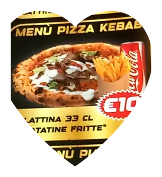 Menù pizza kebab
