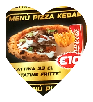 Menù pizza kebab