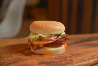 Egg burger