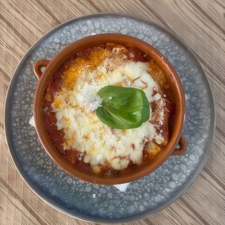 Combo lasaña y pizza