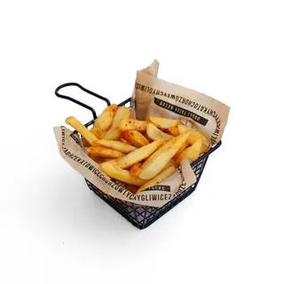Frytki belgijskie i sos