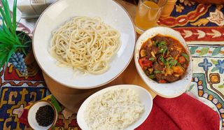 Айрим сай с бараниной и с рисом