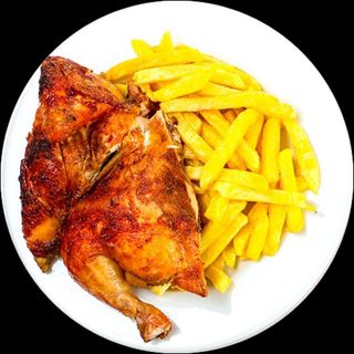 1/4 Grilled Chicken With Fries