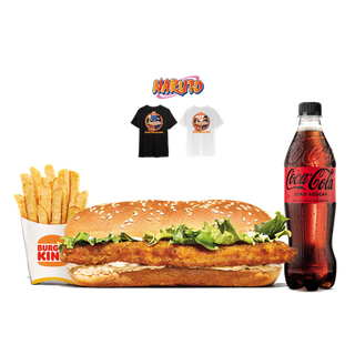 Menu Long Chicken + T-shirt Naruto