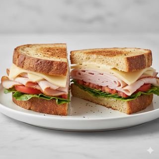 Sándwich 3 Mixto De Pavo