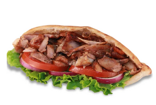 Menú doner de pollo