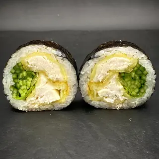 Futomaki maślana w tempurze 