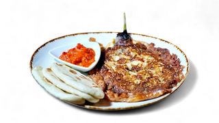 Omlet sa pečenim patlidžanom