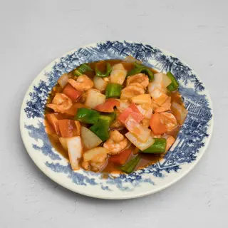 Gambas Estilo Ganshao Picante