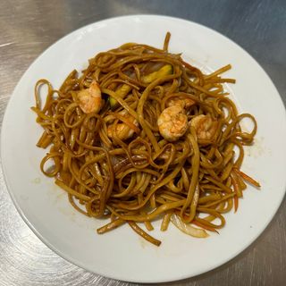 Tallarines Con Gambas