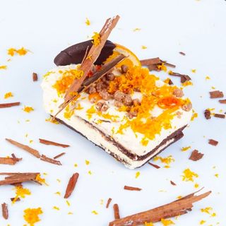 Tiramisù arancia cioccolato e cannella