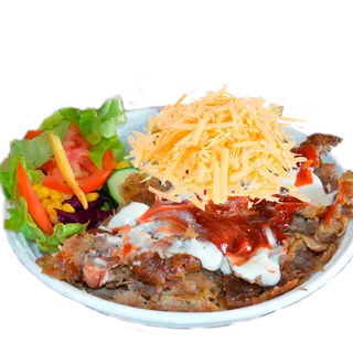 Plato Carne Con Queso