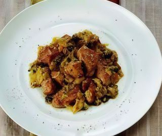 Vitello con Porri e Zenzero