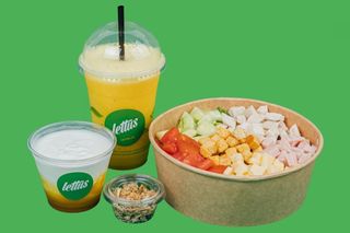 ENSALADA GUSTO + POSTRE + BEBIDA