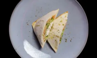 Salmon sandwich