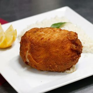 Pechuga De Pollo Rellena De Aguacate Y Gambas