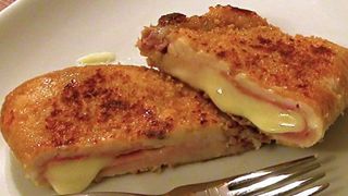 San Jacobo de jamón serrano y pollo (media ración)