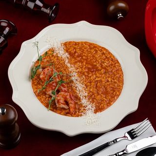 კრევეტების რიზოტო