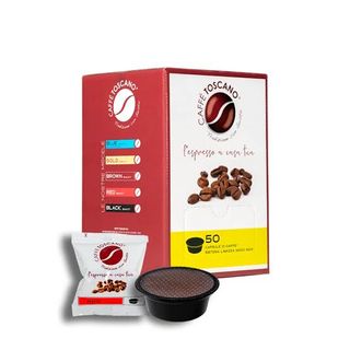 Caffe' Toscano A Modo Mio Red 50 Capsule