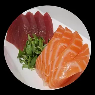 SALMON & TUNA SASHIMI-12PCS 