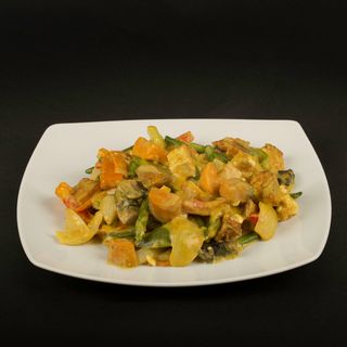 Tofu curry si cartofi dulce