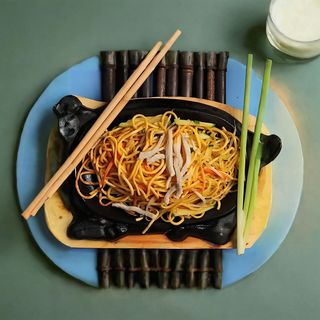 Spaghetti alla piastra