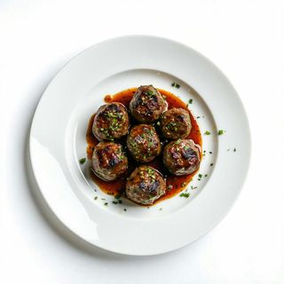 Una porzione da 2 polpette di cavallo alla griglia
