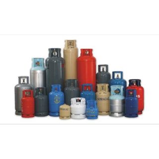 All types of cooking gas