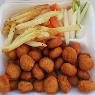 Menú Plato De Palomitas De Pollo