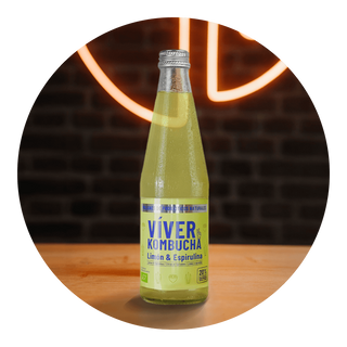 Kombucha de Limón & Espirulina