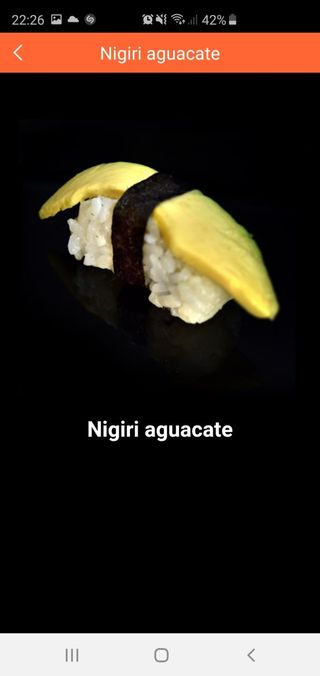 Nigiri De Aguacate (1 Pzs.)