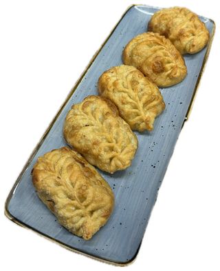 Манты с рубленой телятиной жареные