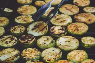 Calabacines a la brasa