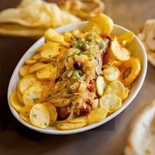 Bacalhau com cebolada