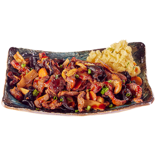 ТЕЛЕШКО С БАМБУК И ГЪБИ