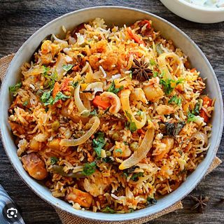 Navratan biryani
