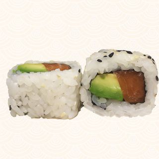 California Roll Salmon, aguagate y pepino (8uds)