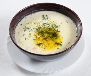 Ciorba de pui a la grec