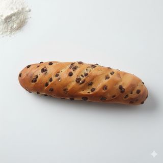 Demi viennoise aux pépites de chocolat