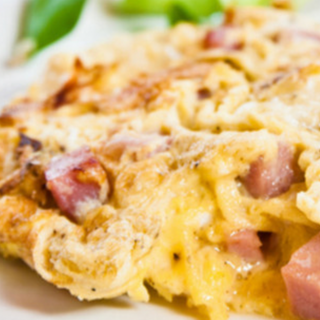 Омлет с ветчиной